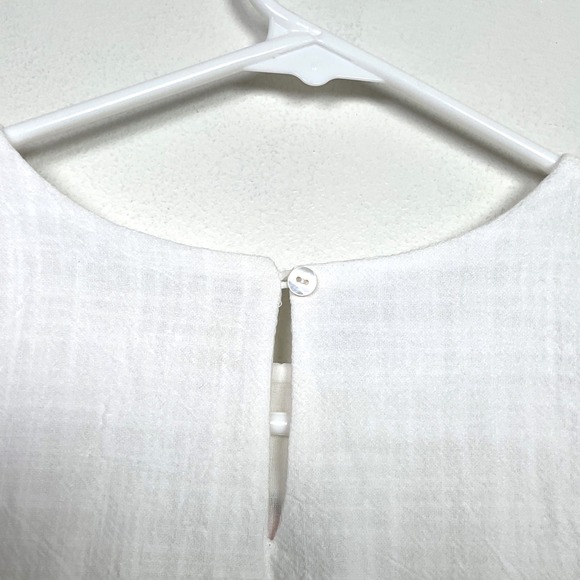 Hayden Girls White Embroidered Geometric Shift Dress Short Sleeve Size XL NWT - Picture 5 of 9